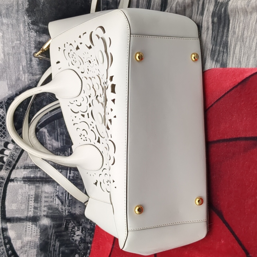 Gianni Notaro Floral Leather Bag - Picture 12 of 12